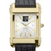 BU Men's Gold Watch with 2-Tone Dial & Leather Strap at M.LaHart & Co.
