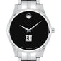 BU Men's Movado Collection Stainless Steel Watch with Black Dial Shot #1