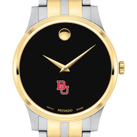 BU Men's Movado Collection Two-Tone Watch with Black Dial Shot #1