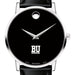 BU Men's Movado Museum with Leather Strap