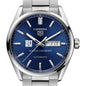 BU Men's TAG Heuer Carrera with Blue Dial & Day-Date Window Shot #1