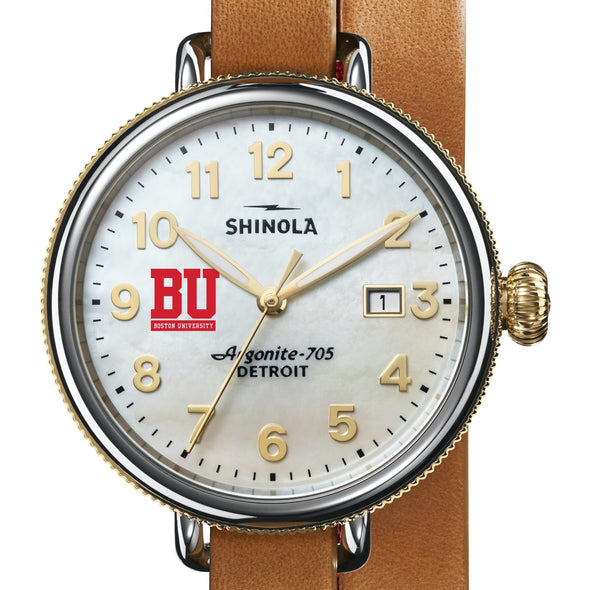 BU Shinola Watch, The Birdy 38mm MOP Dial Shot #1