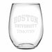 BU Stemless Wine Glasses Made in the USA - Set of 2
