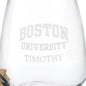 BU Stemless Wine Glasses - Set of 4 Shot #3