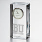 BU Tall Glass Desk Clock by Simon Pearce Shot #1