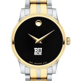 BU Women's Movado Collection Two-Tone Watch with Black Dial Shot #1