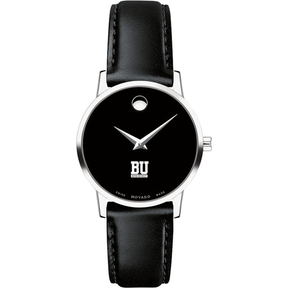 BU Women&#39;s Movado Museum with Leather Strap Shot #2