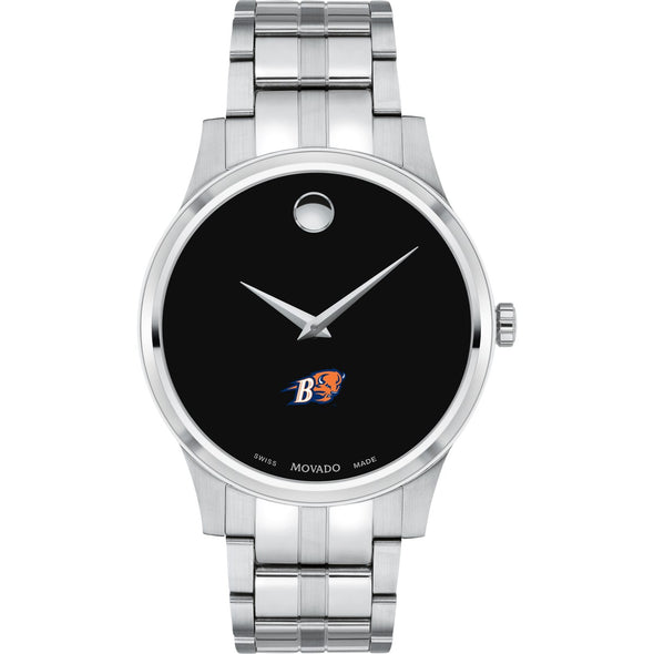 Bucknell Men's Movado Collection Stainless Steel Watch with Black Dial Shot #2