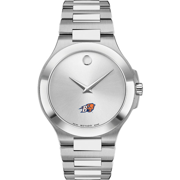 Bucknell Men&#39;s Movado Collection Stainless Steel Watch with Silver Dial Shot #2