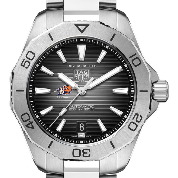 Bucknell Men's TAG Heuer Steel Automatic Aquaracer with Black Dial Shot #1