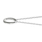 Bucknell Monica Rich Kosann "Carpe Diem" Poesy Ring Necklace in Silver Shot #3