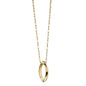 Bucknell Monica Rich Kosann Poesy Ring Necklace in Gold Shot #2