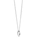 Bucknell Monica Rich Kosann Poesy Ring Necklace in Silver