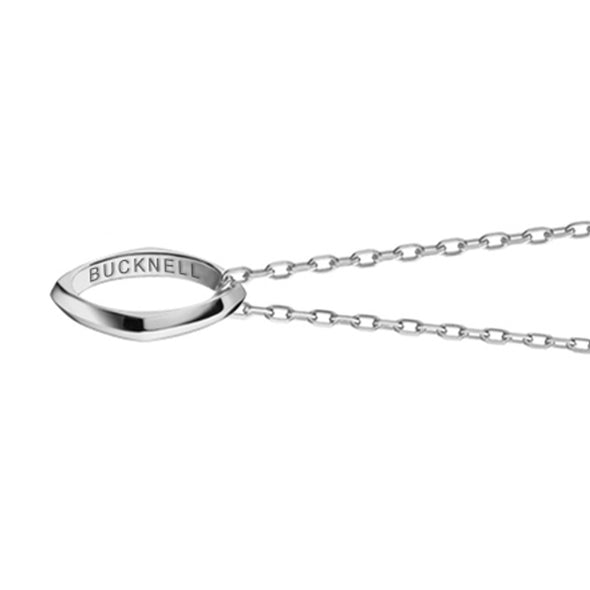 Bucknell Monica Rich Kosann Poesy Ring Necklace in Silver Shot #3