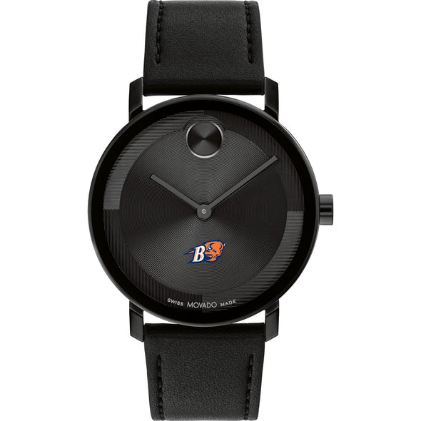 Bucknell University Men's Movado BOLD with Black Leather Strap Shot #2