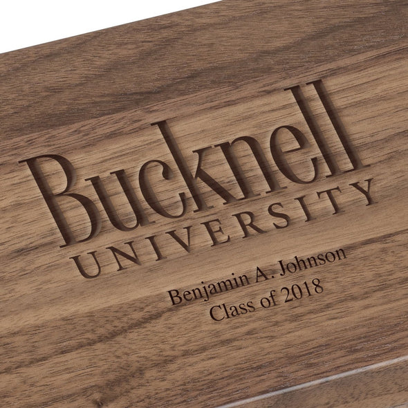 Bucknell University Solid Walnut Desk Box Shot #3