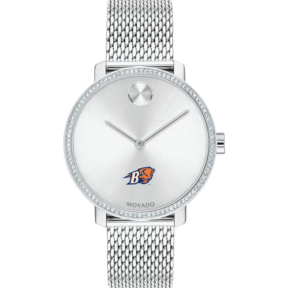 Bucknell Women's Movado Bold with Crystal Bezel & Mesh Bracelet Shot #2
