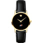 Bucknell Women's Movado Gold Museum Classic Leather Shot #2