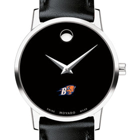 Bucknell Women&#39;s Movado Museum with Leather Strap Shot #1
