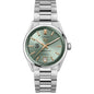 Bucknell Women's TAG Heuer Steel Carrera Automatic with Green Dial Shot #2