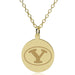 BYU 18K Gold Pendant & Chain