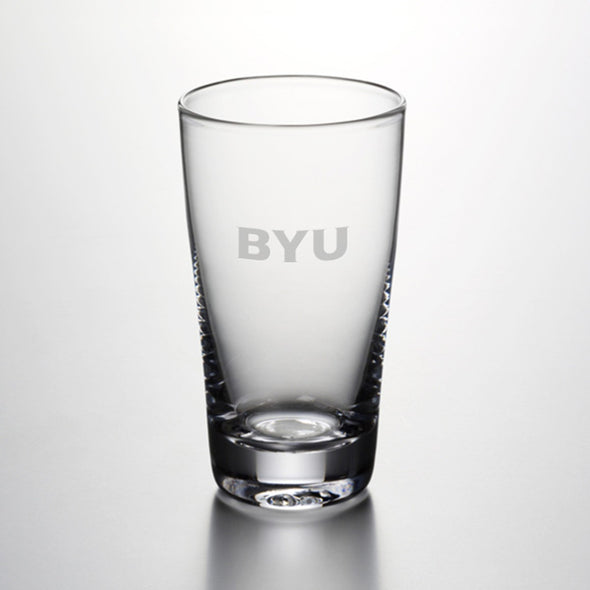 BYU Ascutney Pint Glass by Simon Pearce Shot #1