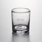 BYU Double Old Fashioned Glass by Simon Pearce Shot #1