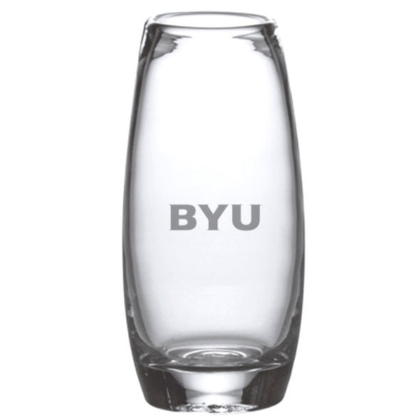 BYU Glass Addison Vase by Simon Pearce Shot #1