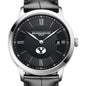 BYU Men's Baume et Mercier 40mm Classima Quartz Watch with Black Dial & Black Leather Strap Shot #1