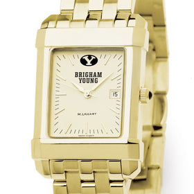 BYU Men's Gold Quad with Bracelet Shot #1