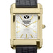 BYU Men's Gold Watch with 2-Tone Dial & Leather Strap at M.LaHart & Co.