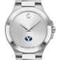 BYU Men's Movado Collection Stainless Steel Watch with Silver Dial Shot #1