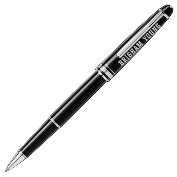 BYU Montblanc Meisterstück Classique Rollerball Pen in Platinum Shot #1