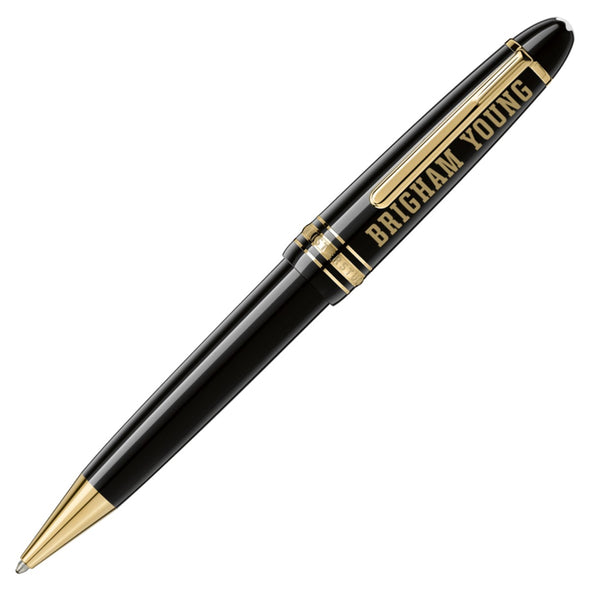 BYU Montblanc Meisterstück LeGrand Ballpoint Pen in Gold Shot #1