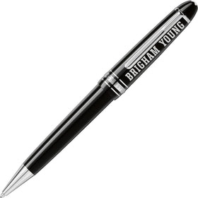 BYU Montblanc Meisterstück Midsize Platinum-Coated Ballpoint Pen Shot #1