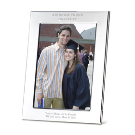 BYU Polished Pewter 5x7 Picture Frame Shot #1