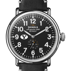 BYU Shinola Watch, The Runwell 47 mm Black Dial Shot #1