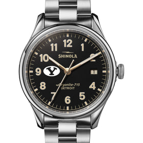 BYU Shinola Watch, The Vinton 38 mm Black Dial Shot #1