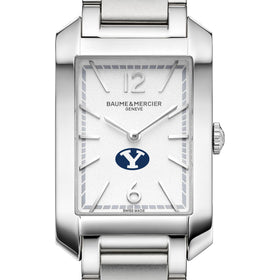 BYU Women's Baume et Mercier 35X22mm Hampton Watch with Silver Dial & Bracelet Shot #1