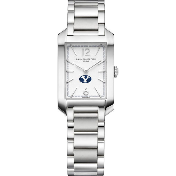 BYU Women's Baume et Mercier 35X22mm Hampton Watch with Silver Dial & Bracelet Shot #2
