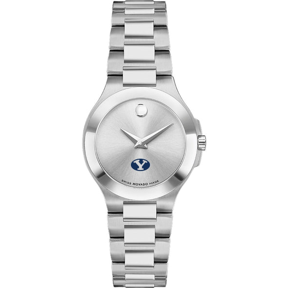 BYU Women&#39;s Movado Collection Stainless Steel Watch with Silver Dial Shot #2