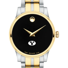 BYU Women's Movado Collection Two-Tone Watch with Black Dial Shot #1