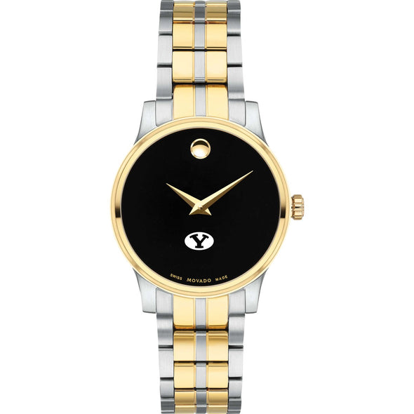 BYU Women's Movado Collection Two-Tone Watch with Black Dial Shot #2