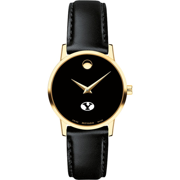 BYU Women&#39;s Movado Gold Museum Classic Leather Shot #2