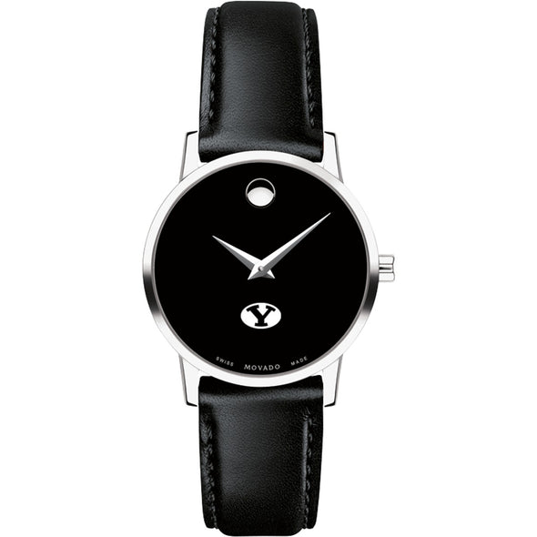 BYU Women&#39;s Movado Museum with Leather Strap Shot #2