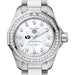 BYU Women's TAG Heuer Steel Aquaracer with Diamond Dial & Bezel