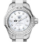 BYU Women's TAG Heuer Steel Aquaracer with Diamond Dial & Bezel Shot #1