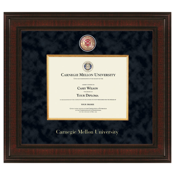 Carnegie Mellon Diploma Frame - Excelsior Shot #1