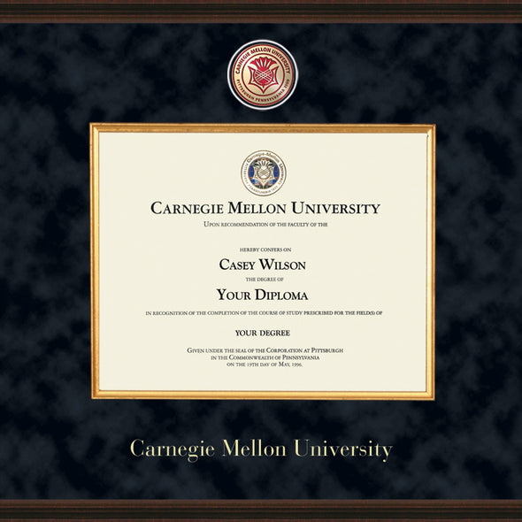 Carnegie Mellon Diploma Frame - Excelsior Shot #2