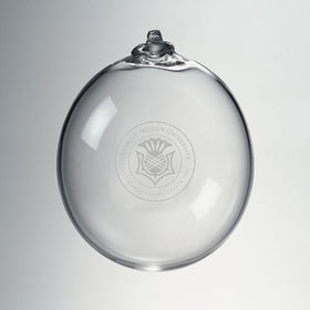 Carnegie Mellon Glass Ornament by Simon Pearce Shot #1